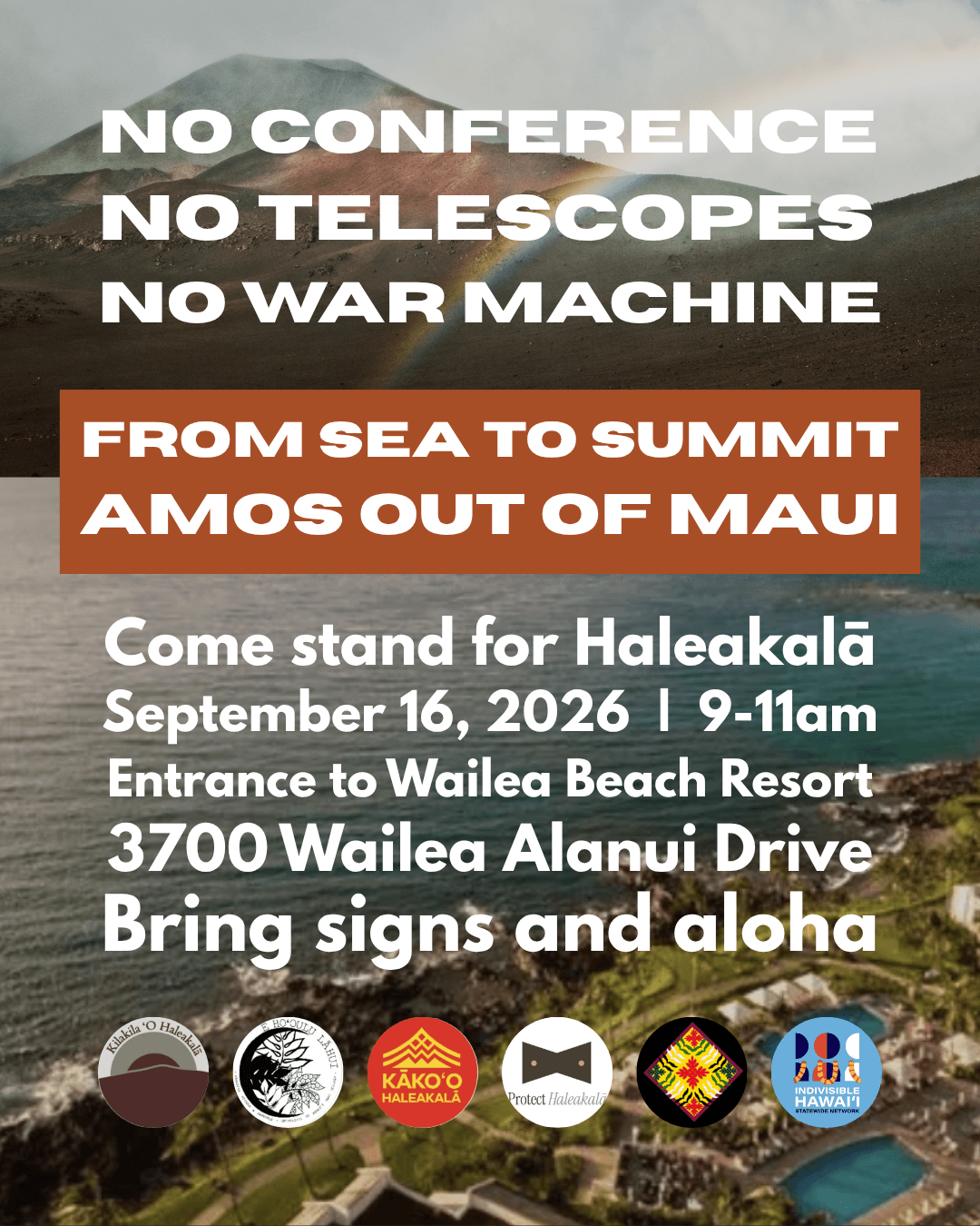 Community Stand for Haleakalā